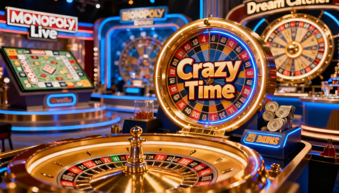 Gamme de paris Crazy Time pour différents budgets